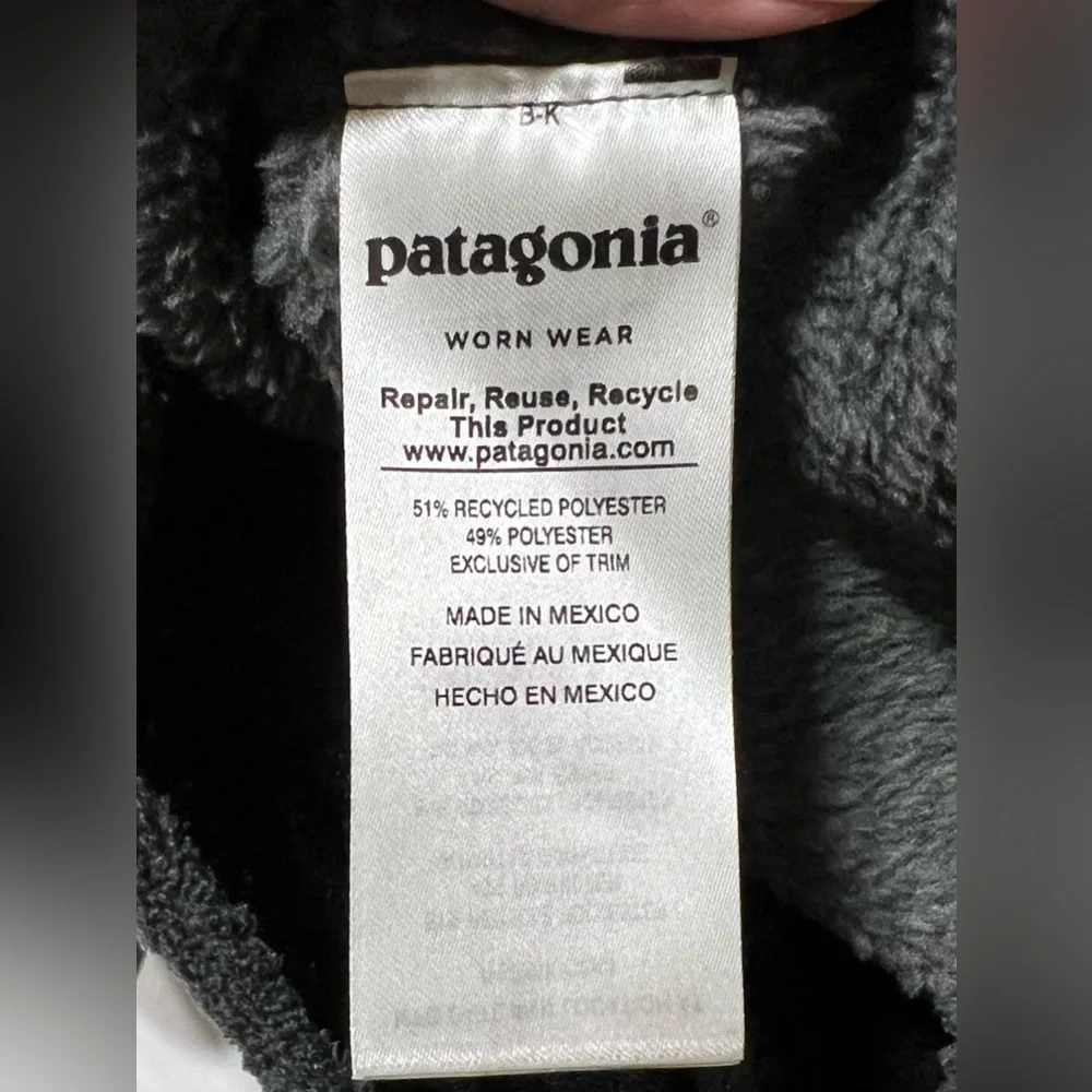 Patagonia Worn Wear Women's Re-Tool Snap-T Pullover Fleece Cozy Winter Warm